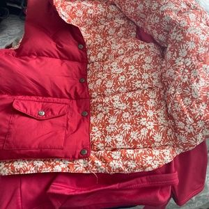 Reversible American eagle vest